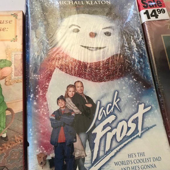 3 sealed vhs tapes- jack frost-touched by an angel- country mouse - Picture 2 of 4